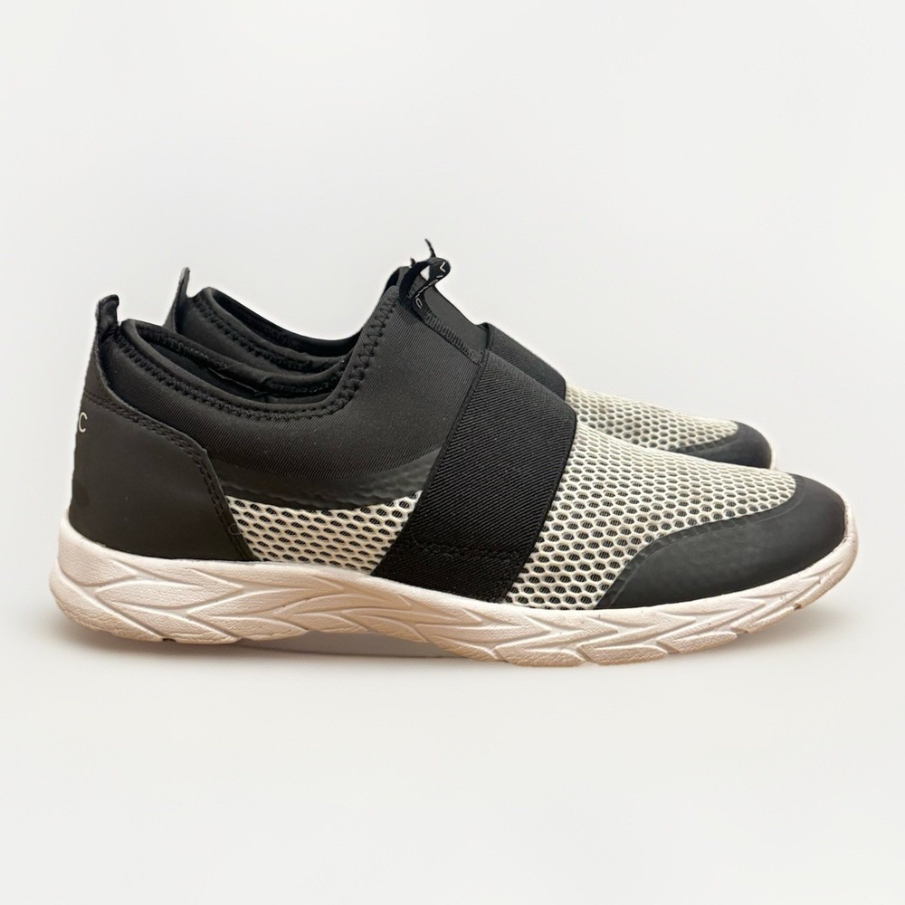 Vionic Camrie Slip-On Mesh Athletic Sneakers Shoes Black &‎ White Women's 8.5 US
